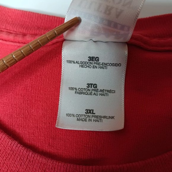 NASCAR Bristol Motor Speedway Sharpie 500 2007 Race 3XL T Shirt Red Auto RacingG - Picture 12 of 13